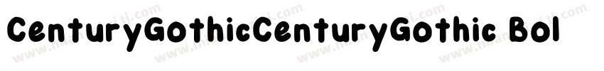 CenturyGothicCenturyGothic Bold字体转换